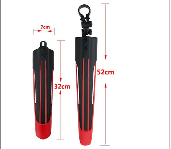 TOMOUNT 2 шт. защита от грязи для горного велосипеда Передняя Задняя велосипедная защита на колесо крылья грязевые охранные предметы прочный универсальный