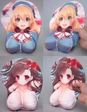 

3d big breasted beauty mouse pad mouse pad Creative mouse pad wrist