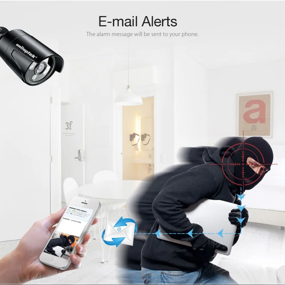  4Pcs HD 4MP Bullet CCTV IP Camera Outdoor Waterproof Only The 4X 4.0MP 2592*1520 Security IP Camera