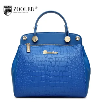 

Female Genuine Leather Handbag 2020 Spring Casual Luxury Handbags Women Bags Designer Brand Crocodile Pattern Tote Shoulder Bag