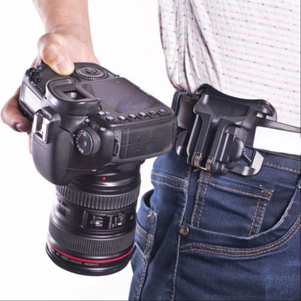 Universal Button Buckle Mounting Camera Accessories Waist Belt For Sony