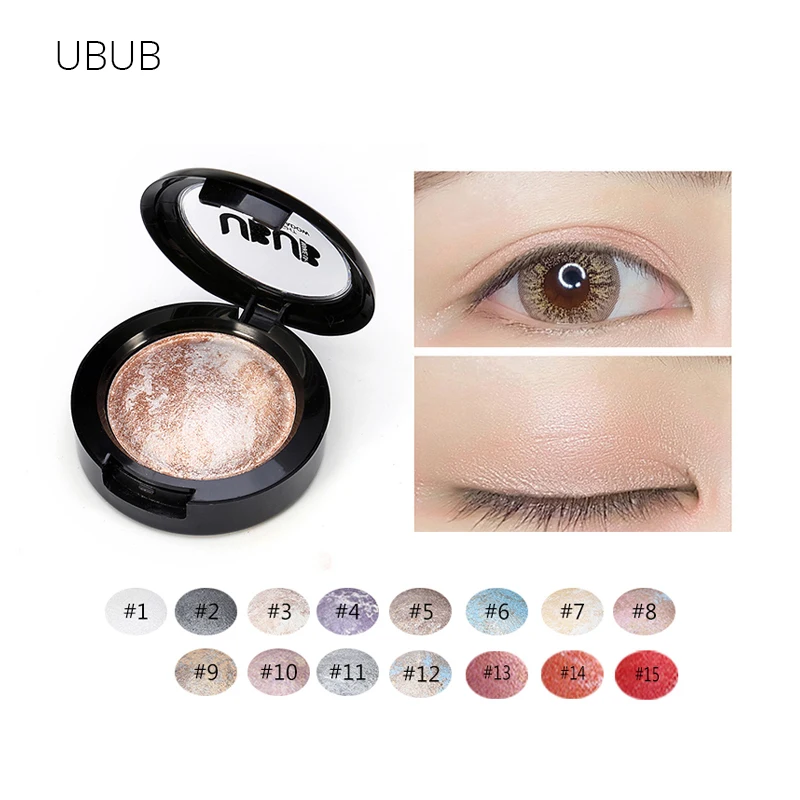 

1PCS Quality 12 Color UBUB Professional Nude eyeshadow palette makeup matte Eye Shadow palette Make Up Glitter eyeshadow