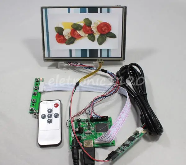 

HDMI LCD controller board with 7inch N070ICG-LD1 1280x800 IPS lcd screen