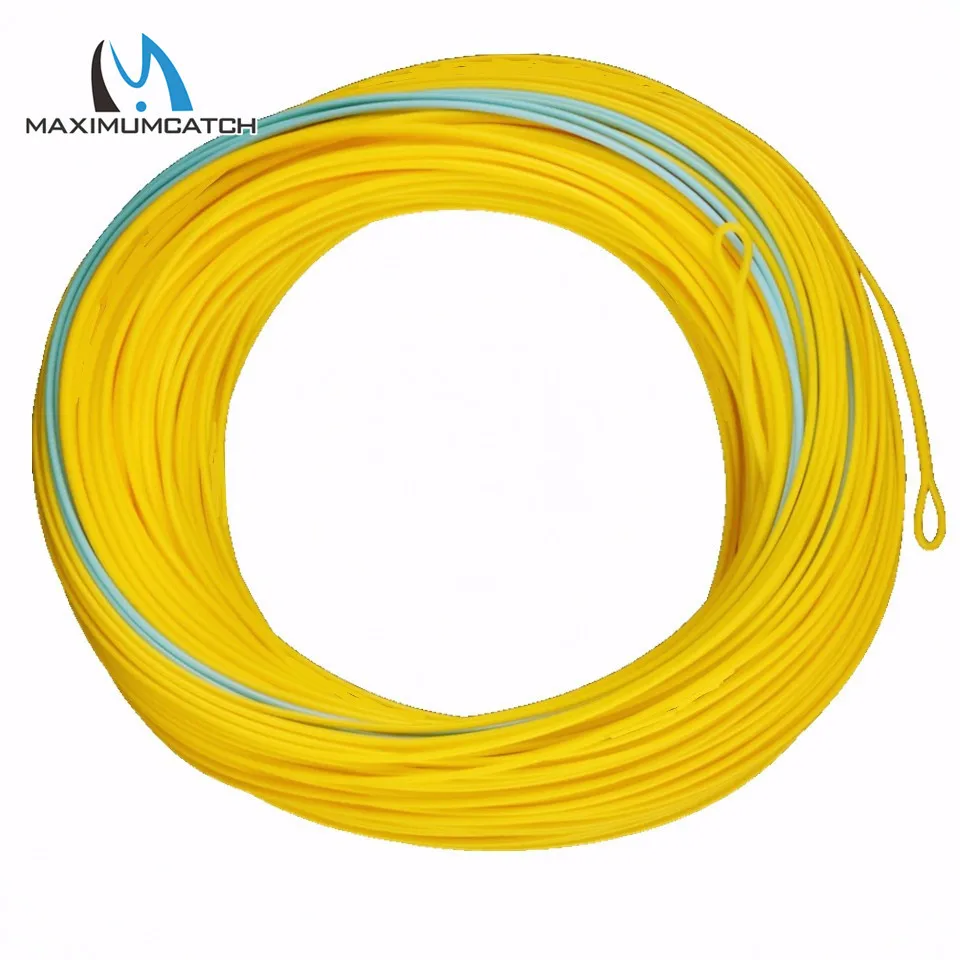 Рыболовная леска Maximumcatch 9/10 футов 7/8/WT с двумя сварными петлями|floating fly line|fishing linefly