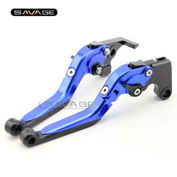 

For YAMAHA FZ-09 FZ09 FJ-09 MT-09 MT09 Tracer Blue Motorcycle Adjustable Folding Extendable Brake Clutch Lever