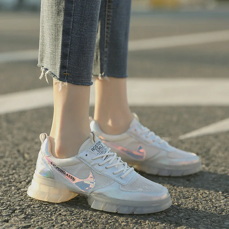 

Casual Shoes Women Chunky Sneakers zapatos de mujer Geuine Leather Ladies footware Breathable Brand chaussures femme Patchwork