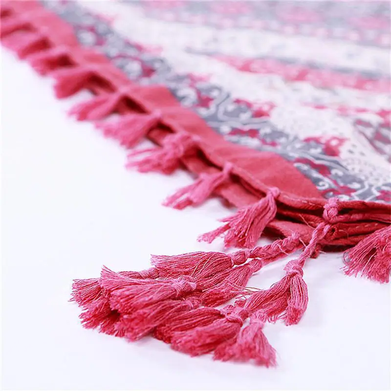 Fashion Lady Women Floral Prints Tassel Shawl Scarf Printed women's scarves handkerchief hijab scarf 40FE2721