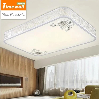 

Led living room ceiling lighting modern minimalist bedroom lamp rectangular study restaurant kitchen lamps and lanterns