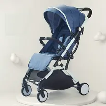 ФОТО 2018 new light folding baby trolley can sit lying bb car shock stroller portable  baby stroller russian shipping 