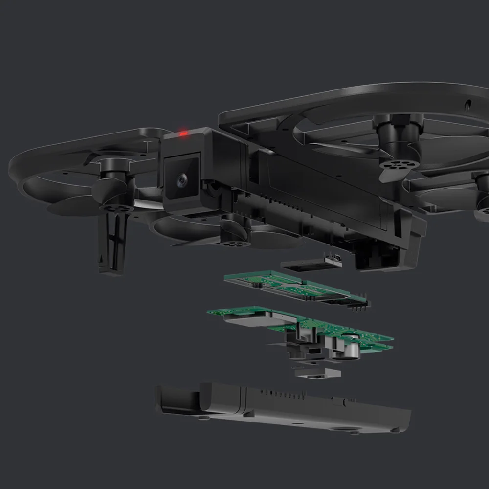 Xiaomi Youpin IDol FPV Cámara Dron plegable Drones con cámara HD 1080 P AI Control DE gesto seguimiento modo GPS flujo espera RC Drone