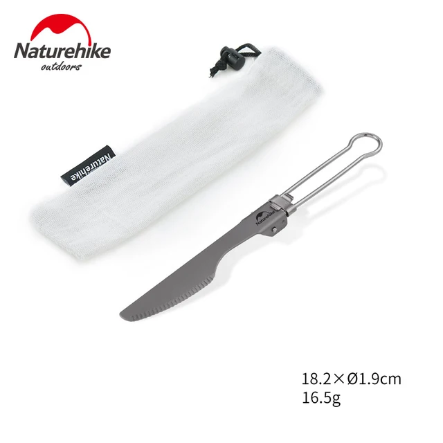 Posate In Titanio Da Campeggio - Set Ultraleggero Forchetta, Coltello E Cucchiaio Per Outdoor - Foto 7