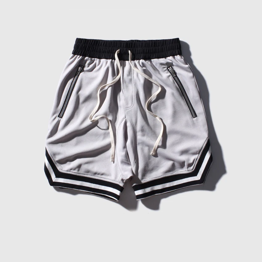 Лето, новые модные мужские Штаны для отдыха, хип-хоп, баскетбольные спортивные штаны с карманом на молнии, полосатые брюки, дизайнерские мужские брюки