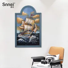 Средиземноморский стиль трехмерная декоративная живопись для спальни прикроватная подвесная рельефная живопись гостиной диван фон wa