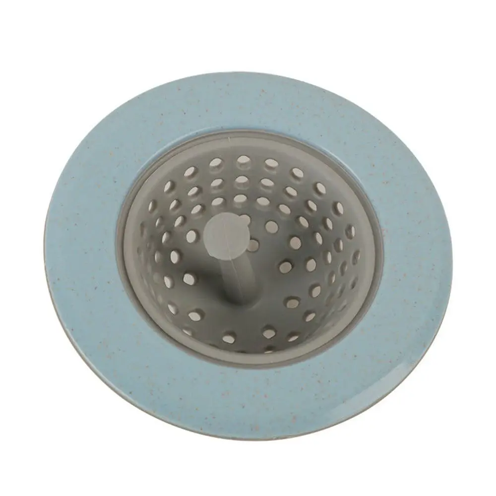 Ситечко для кухонной раковины и ванной комнаты фильтр для слива волос ловушка для ванной пробка Фильтр Крышка для душа Полезная - Цвет: blue