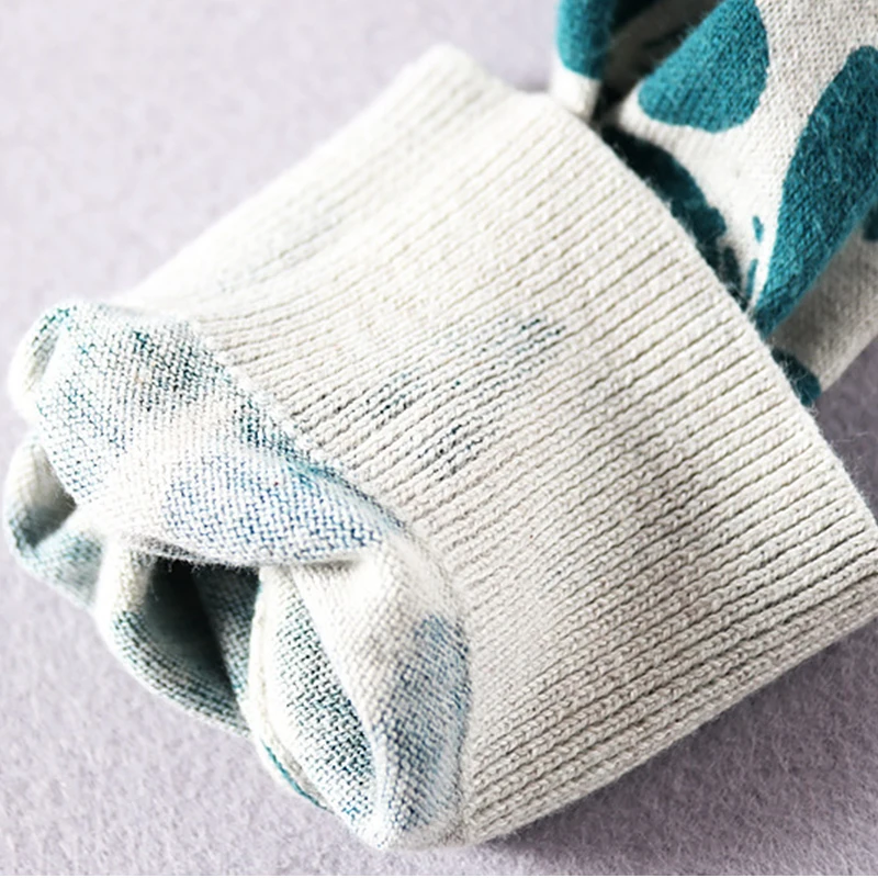 Women sweater light thin soft female knitted top ice silk printed slim long-sleeve spring autumn Sweaters