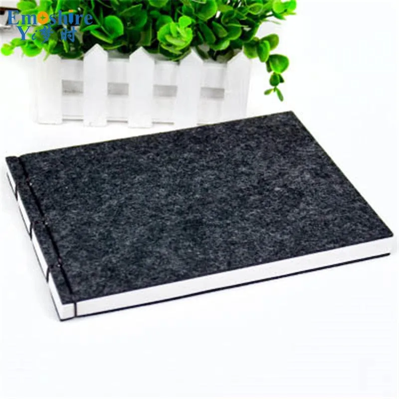 Emoshire Creative retro high - end thickening notebook stationery blankets blank diary notebook business simple gifts (2)
