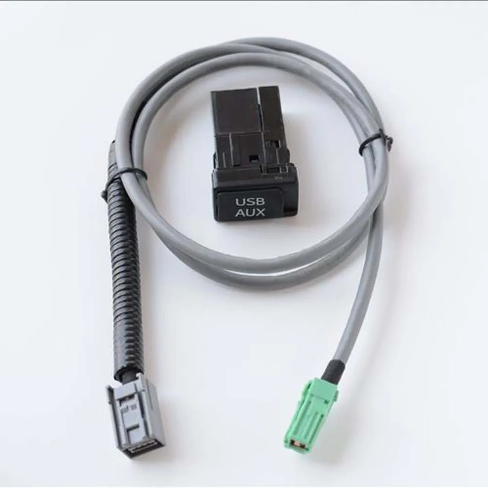 USB переключатель AUX входной кабель для Camry Highlander RAV4 Corolla Miusic Дата передачи|Кабели