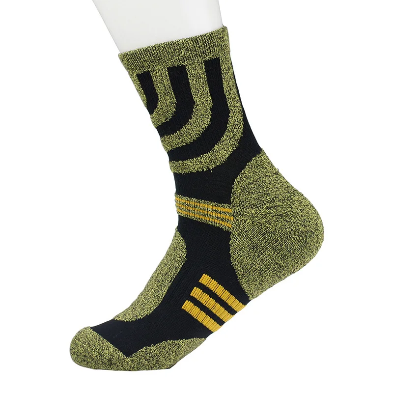 Mountain Climbing Men Socks Patchwork Striped Male Middle Socks Autumn Winter Quick Drying Breathable Men Socks Gifts For Men (25)