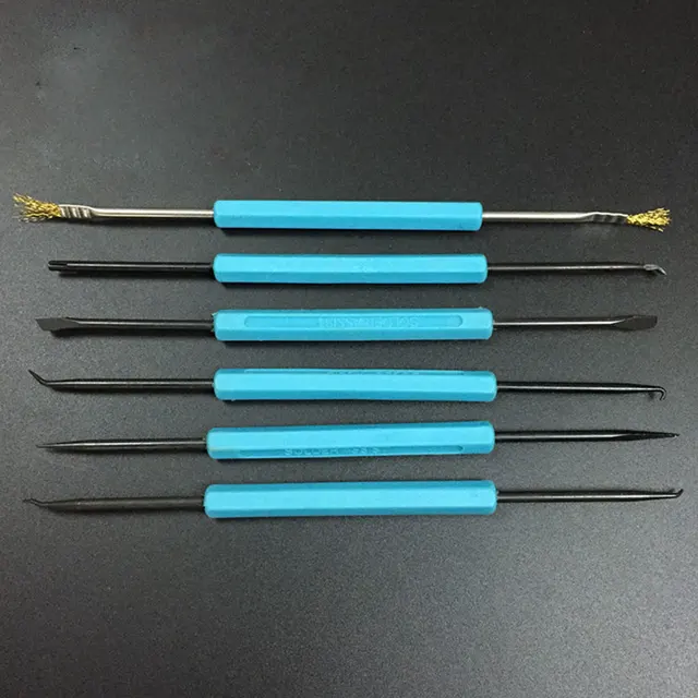 Best Value 6pcs/lot Professional Steel Solder Assist Repair Tool Set Electronic Components Welding Grinding Cleaning Repairing Tools Best Value 6pcs/lot Professional Steel Solder Assist Repair Tool Set Electronic Components Welding Grinding Cleaning Repairing Tools