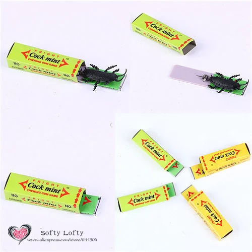 Fake Cockroaches Prank Joke Chewing Gum toys - 1