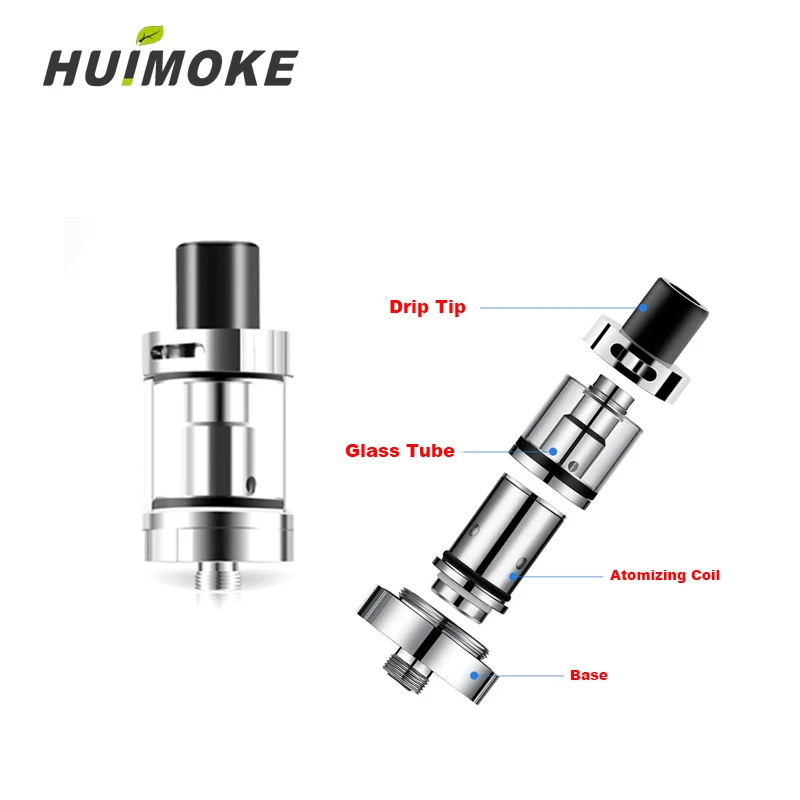 

Polar Night Tank Atomizer 0.3hm Core Coil 2.5ML Capacity 22mm 510 Thread For Electronic Cigarettes Vape Vapor Box Mod