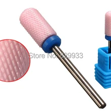 1 шт. 3/32 ''хвостовик Гладкий Топ розовый Керамика ногтей сверла Дизайн ногтей салон Маникюр Педикюр Дрель Красота Средства ухода за мотоциклом машины резак Инструменты