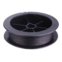 Леска плетеная 4 нити леска 100 м 0,20 мм, Черная