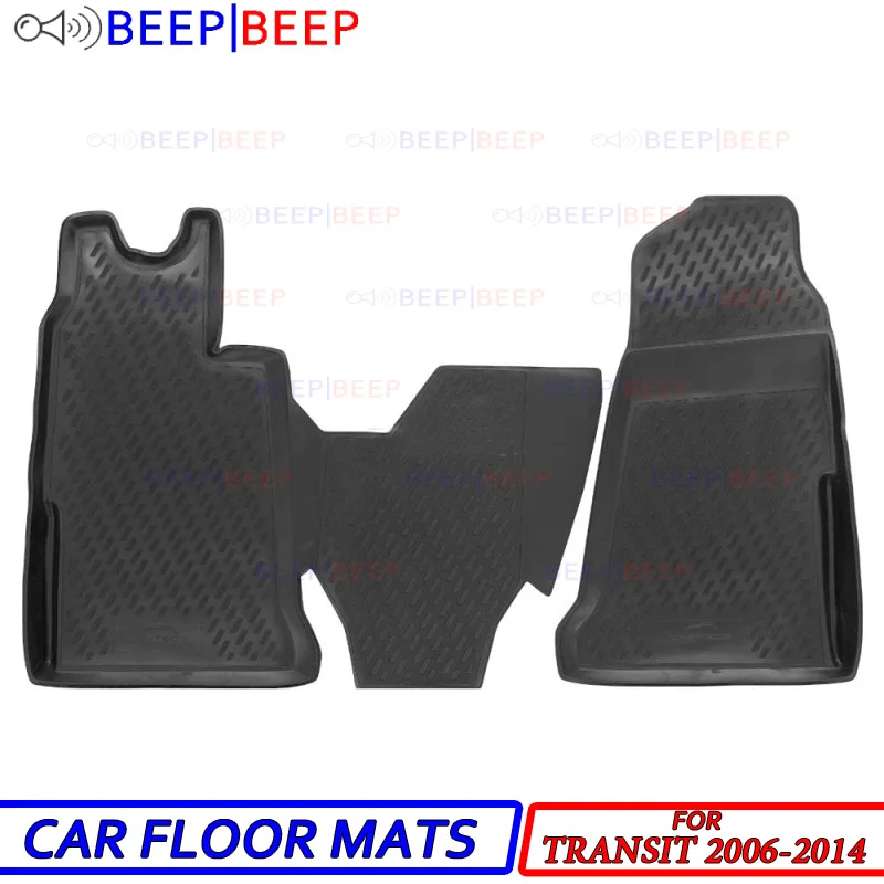 

For Ford Transit 2006-2014 car floor mats carpets auto floor mat dust proof water proof car styling interior decoration