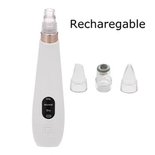 Средство для удаления черных точек лица, очищающее уход за кожей, вакуумное Удаление прыщей, инструмент для вакуумного всасывания, светодиодный дисплей, комплект для выдавливания