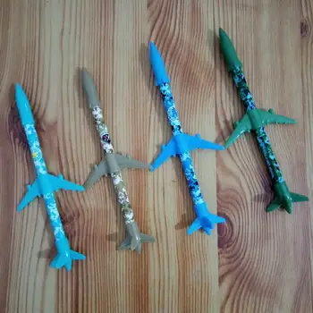 

200 pcs Fashion Creative Simulation Modeling Planes Gel Pen Novelty Gift Office Material School Supplies