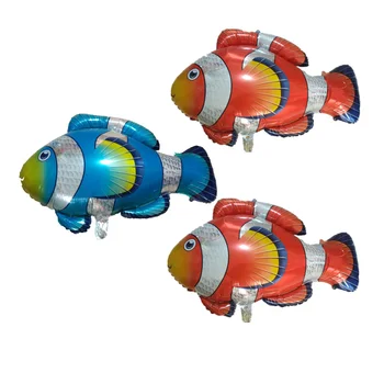 

Large Clown Fish Foil Balloons 10pcs/lot Nemo Helium Globos Baby Shower Birthday Party Wedding Decoration Ocean Theme Ballons