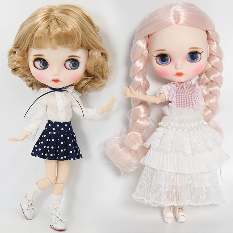 Наряд для куклы Blyth, кружевное платье, элегантный и милый костюм 1/6, bjd ледяной, рыжий, pullip, licca