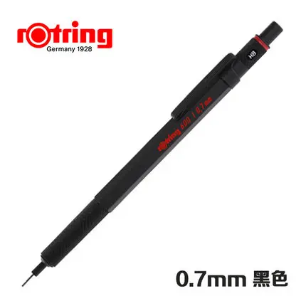 Немецкий rotring 600 карандаш для рисования автоматический карандаш 0,5 мм и 0,7 мм - Цвет: 07 black