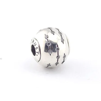 

Essence Small Beads Fits Original Bracelet 100% 925 Sterling Silver Jewelry Trust Original Fashion Charms CKK