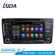 LJDA 2 Din Android 8.1 Autoradio Per Skoda Octavia 2012 2013 A 5 A5 Yeti Fabia Car Multimedia Stereo auto Audio DVD GPS IPS WIFI