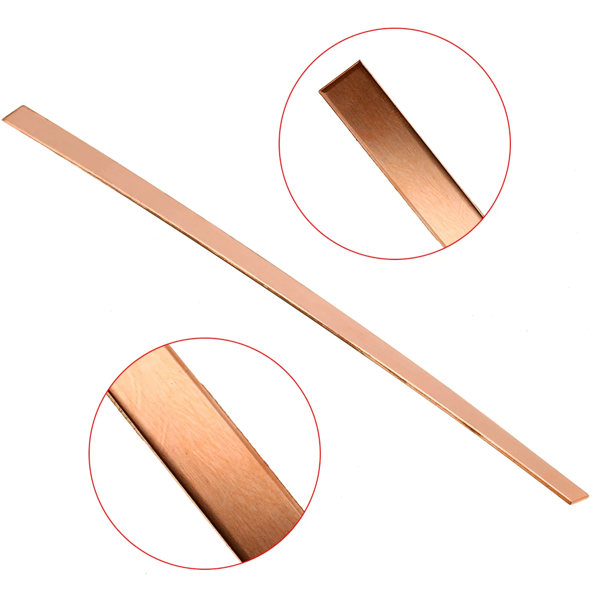 

1pc 99% High Purity Copper Strip T2 Cu Copper Bar 2mm Thickness Metal Plate Industry DIY Experiment Sheet for CNC 10*250mm