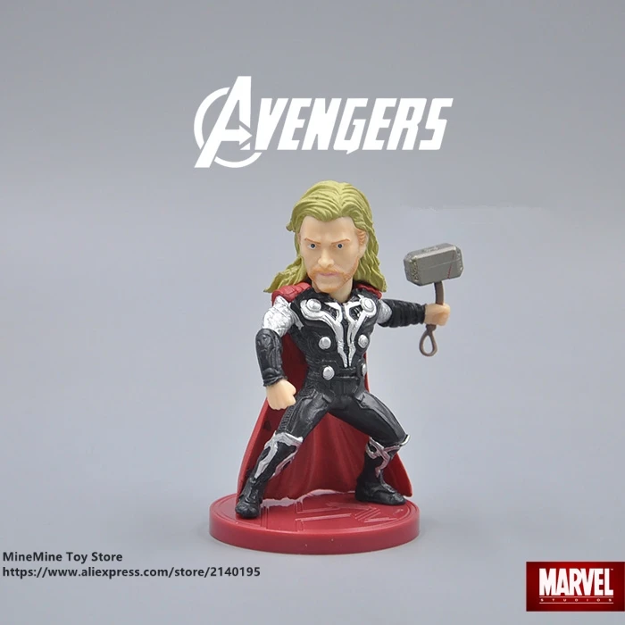 Мстители Marvel 5 см версия Q фигурку осанка коллекция украшений аниме фигурка