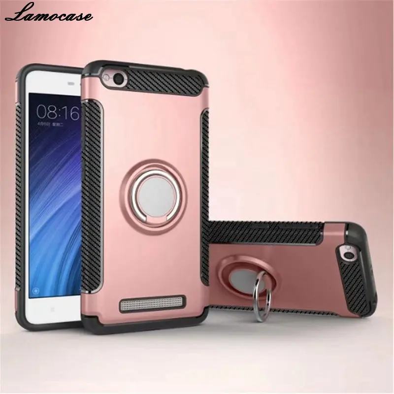 Case For Xiaomi Redmi Note 4X Metal Ring Holder Bracket Cover 4X/4A/4 Combo Anti-knock Magnet Knockproof Armor |