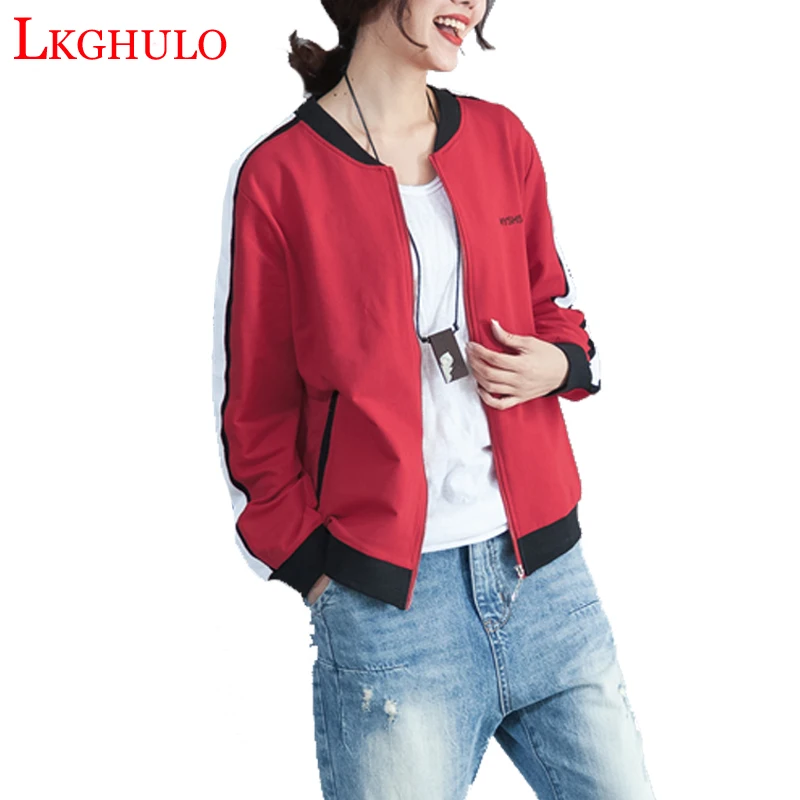 Spring Autumn Fashion Women Hooded Coat Two Tone Patchwork