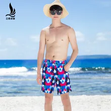 Shanqi стиль, мужчины наружное плоский угол для отдыха Штаны Приморский на отпуск горячей песчаный пляж удобные и свободные брюки