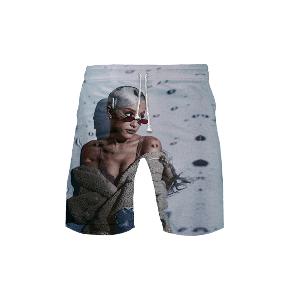 Ariana Grande 3D Printed Beach Shorts for Man Fashion Shorts Summer shorts New Arrival Casual Streetwear Trendy Wear