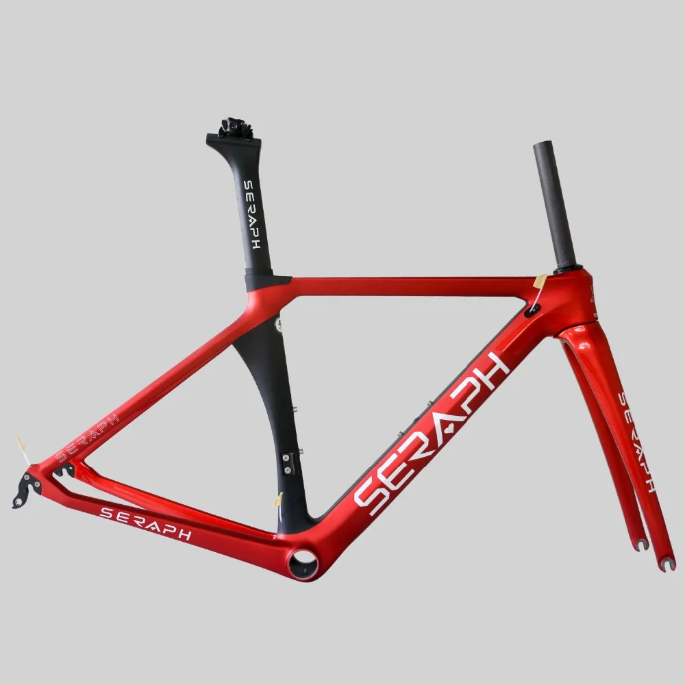 

SERAPH bike Aero Race Carbon Road Frame Aerodynamic Design Carbon Road Racing Frame TT-X1 , Tantan factory frame