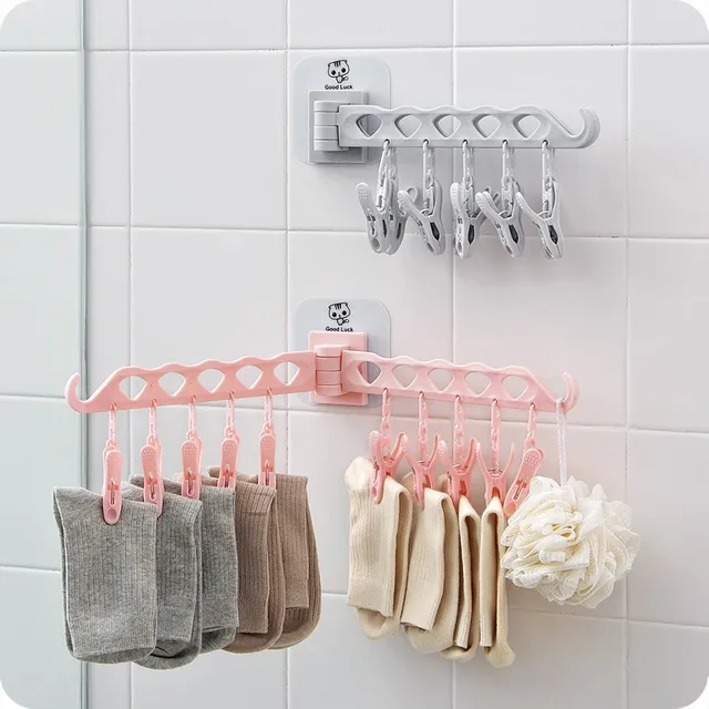 Foldable Wall Mounted Clothes Hangers Pegs Self Adhesive Foldable Wall Mounted Clothes Hangers Pegs Self Adhesive E Saving Wardrobe Bathroom Clothing Storage