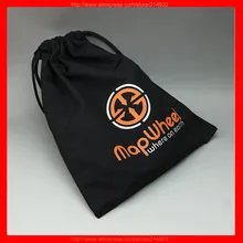 200 шт/партия) Размер 24xH38cm черная Хлопковая Сумка на шнурке с логотипом на заказ