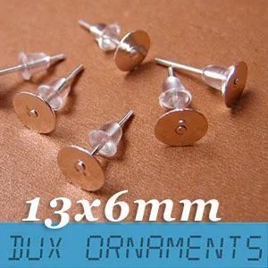 Wholesale-Hypoallergic-Plastic-Earring-Post-with-Rubber-Backs-clear-plastic-post-3mm-or-5mm-gluepad