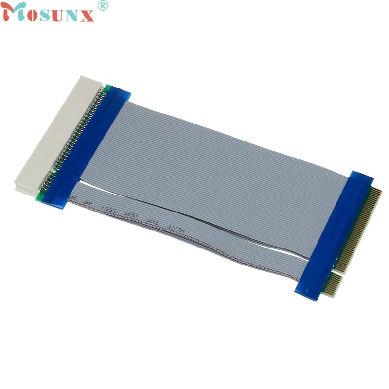 

Mosunx Factory Price 32 Bit Flexible PCI Riser Card Extender Flex Extension Ribbon Cable 6312B13