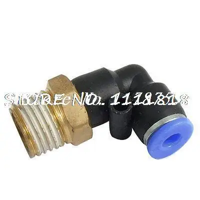 Локоть Быстрый Разъем One Touch Фитинги Резьба 4 мм|threaded connectors|threading threadthreaded fittings |