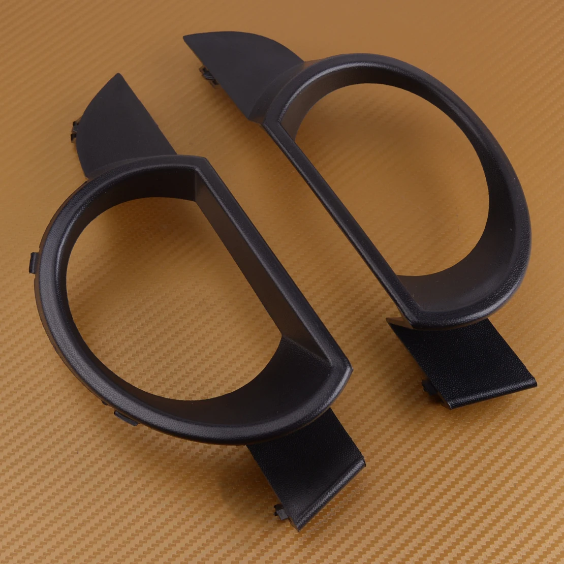 

CITALL 1 Pair Car Front Bumper Fog Light Lamp Grille Cover Trim 4L0807489 4L0807490 Fit For Audi Q7 Pre-Facelift 2007 2008 2009