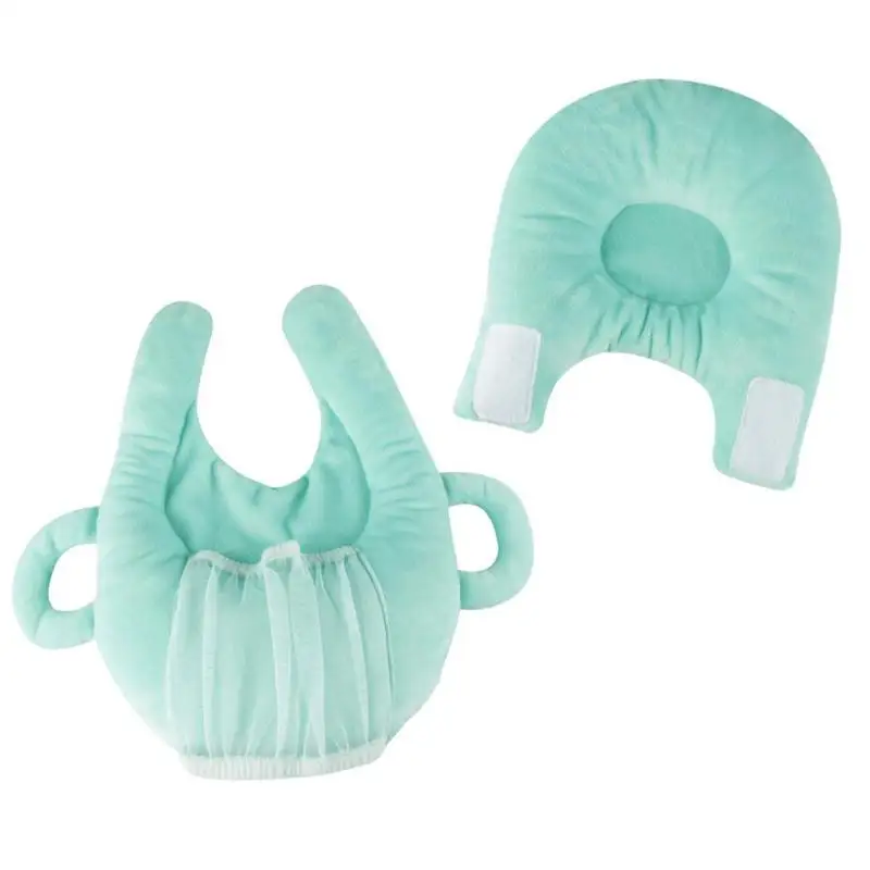 Baby Nursing Pillow Cushion Pure Color Baby Self Feeding Pillow Detachable Bottle Support Multi-function Infant Head Protect Pad