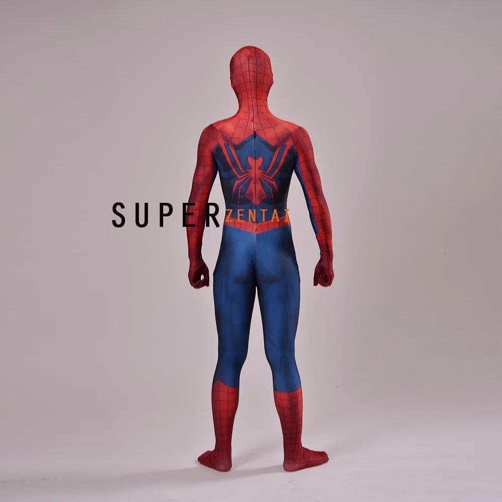 Человек-паук костюм Fullbody 3D Тенты паук костюм супергероя Лидер продаж Хэллоуин Косплэй костюм
